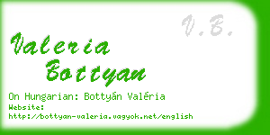 valeria bottyan business card