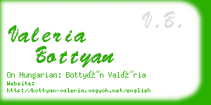 valeria bottyan business card